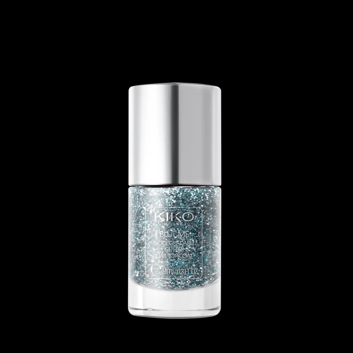 KIKO Milano blue me biodegradable glitter top coat^ Vernis À Ongles