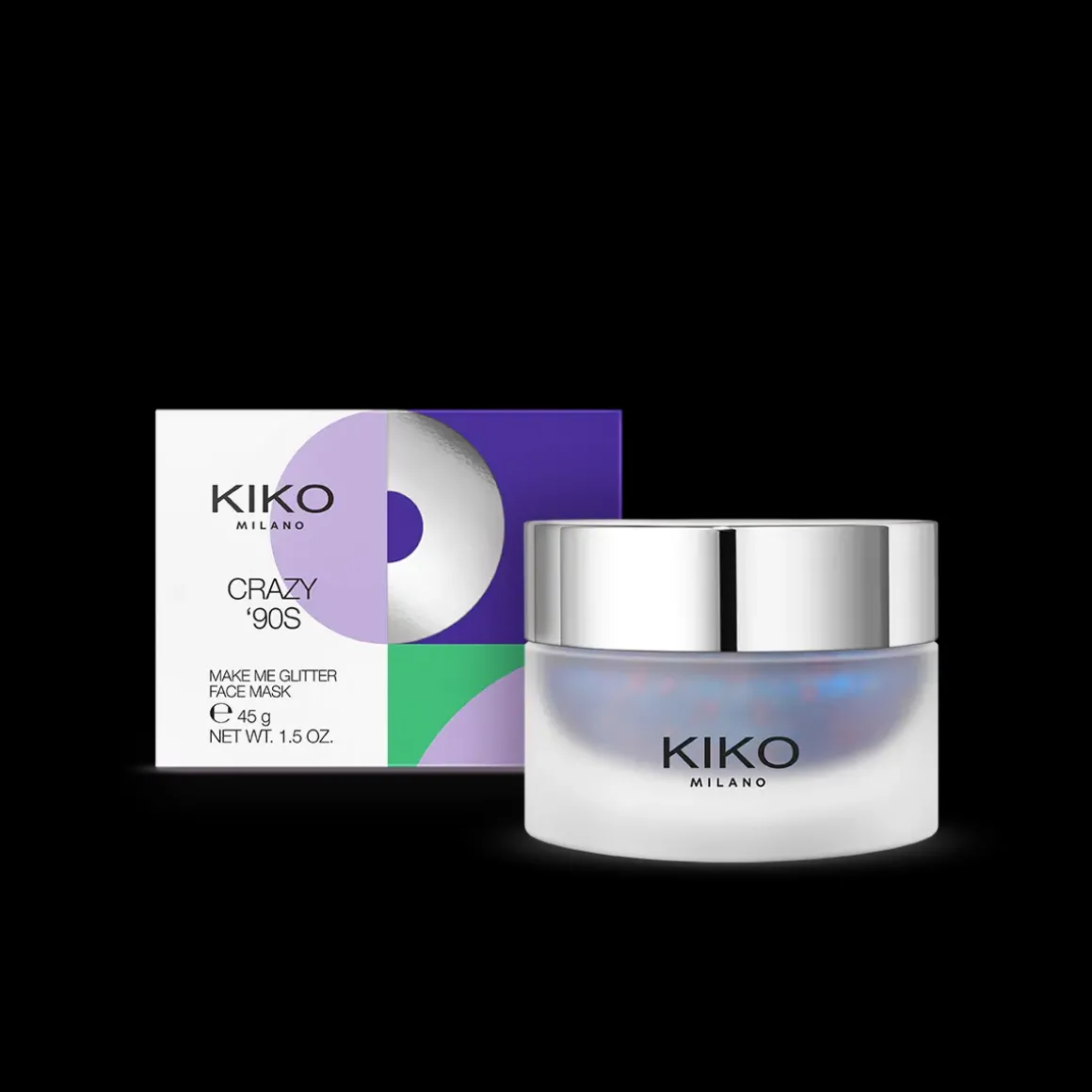 KIKO Milano crazy '90s make me glitter face mask^ Masques De Beauté