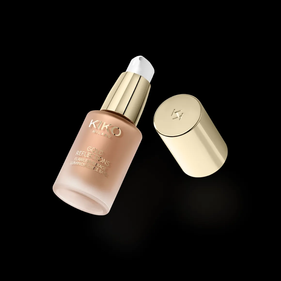 KIKO Milano gold reflections flawless mirage luminous face base^ Bases De Teint