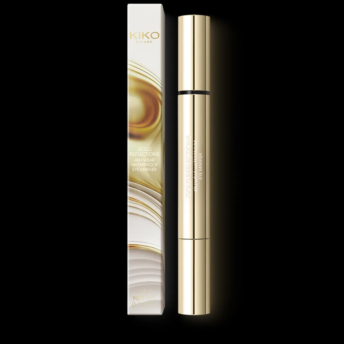 KIKO Milano gold reflections 48h wear waterproof eye marker^ Eyeliners