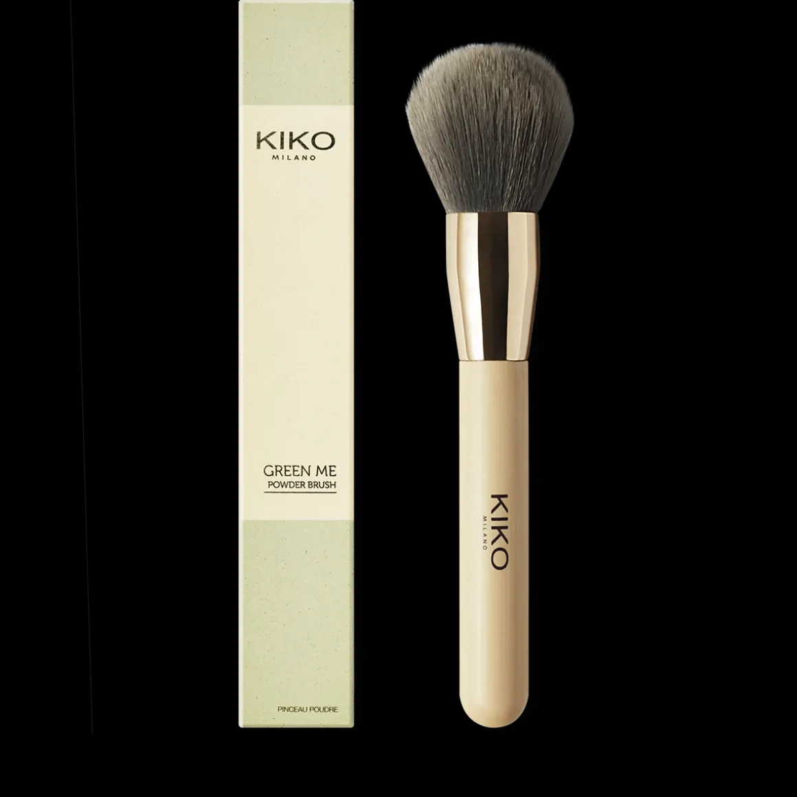 KIKO Milano green me powder brush^ Pinceaux Visage