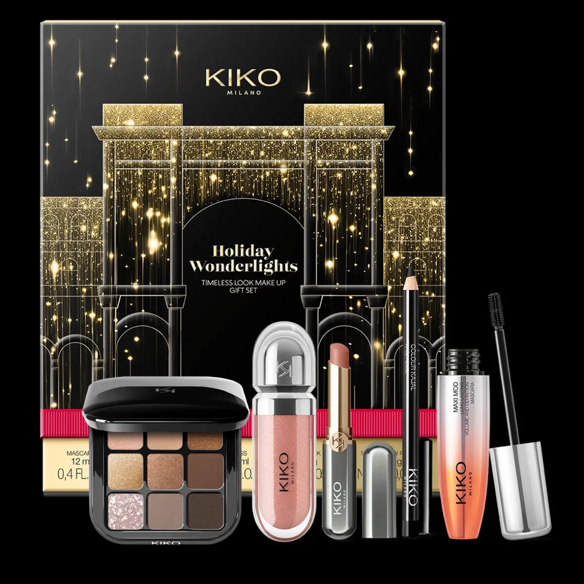 KIKO Milano holiday wonderlights timeless look makeup gift set^ Ensembles Et Trousses | Ensembles Et Trousses