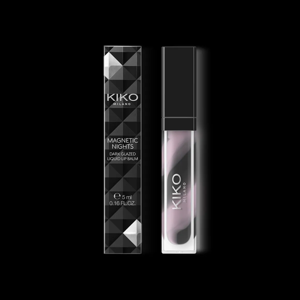 KIKO Milano magnetic nights dark glazed liquid lip balm^ Baumes À Lèvres