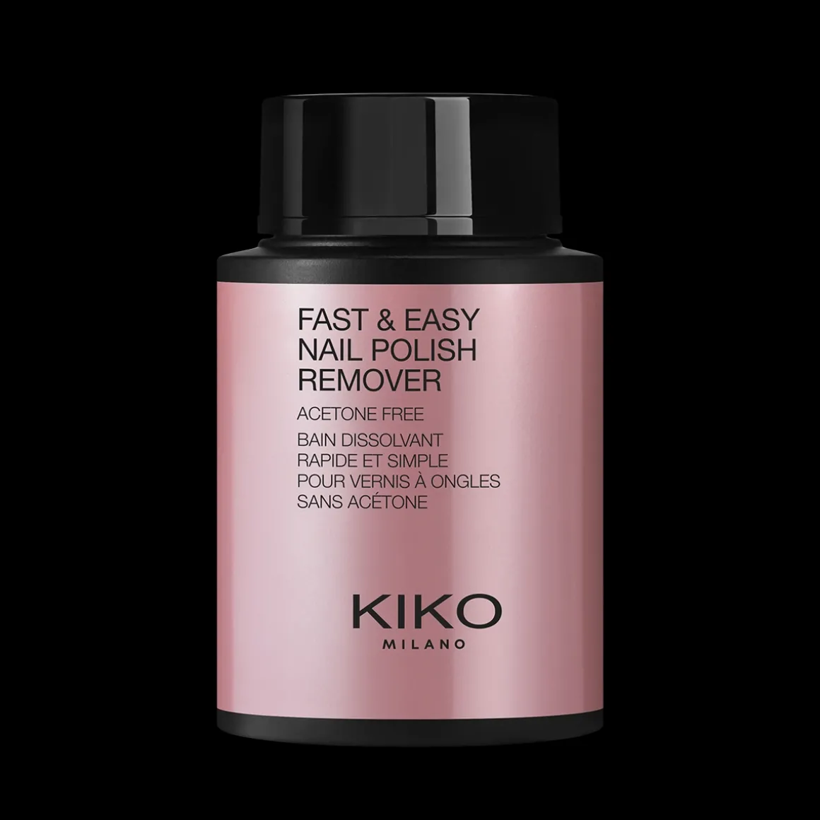 KIKO Milano nail polish remover fast & easy acetone free^ Dissolvants Vernis À Ongles